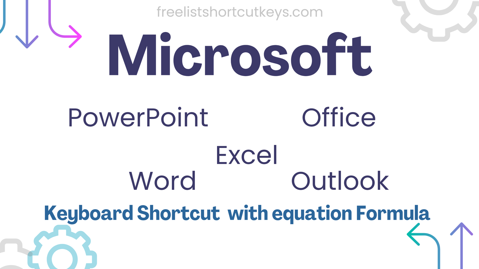 Microsoft keyboard shortcuts kyes free list