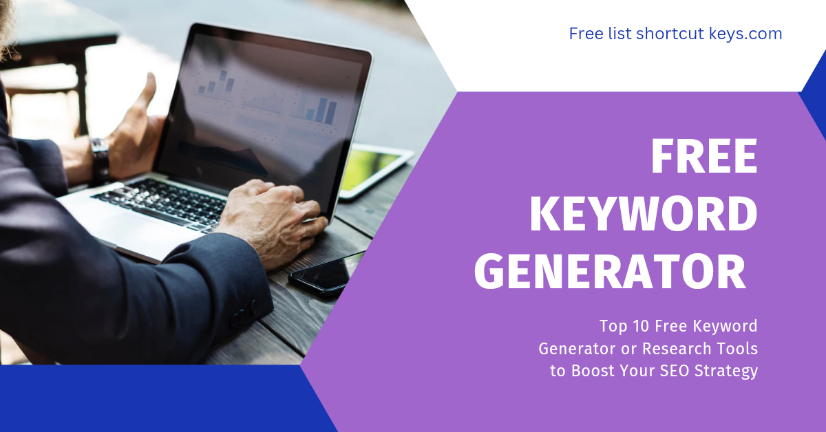 Free Keyword Generator or Research tool